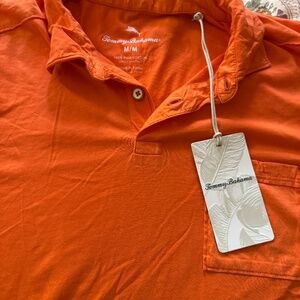 NWT Tommy bahama grandview coast polo color orange blast size medium